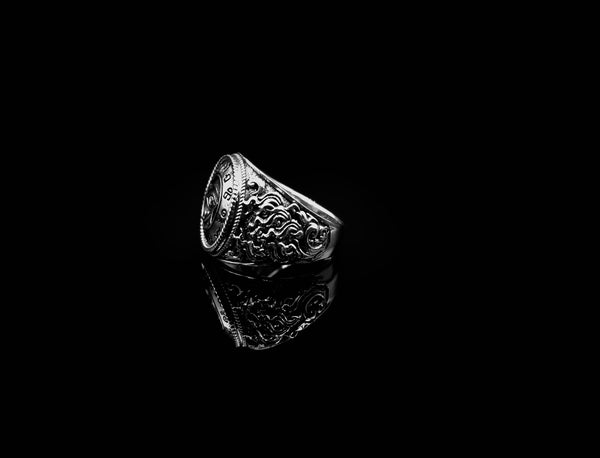 Eyes of Horus Ring for Men Women Ancient Egyptians Protection Jewelry 925 Sterling Silver