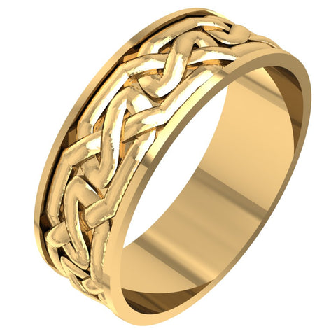 Celtic Knot Ring for Women Men Brass Jewelry Size 6-15