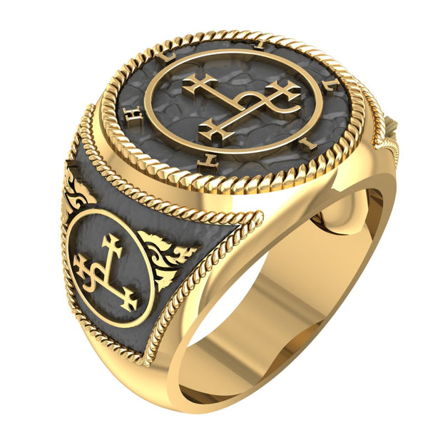 Seal of Lilth Demon Ring Brass Jewelry Size 6-15